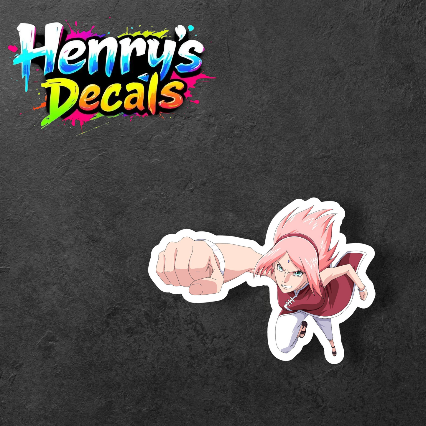 Anime Sakura Sticker Car Decal
