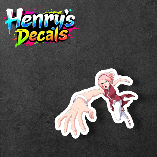 Anime Sakura Sticker Car Decal