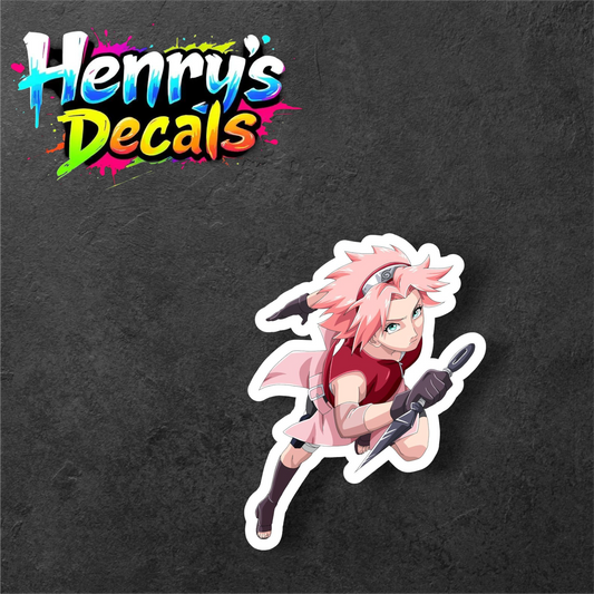 Anime Sakura Sticker Car Decal
