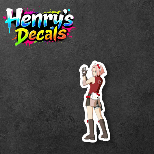 Anime Sakura Sticker Car Decal