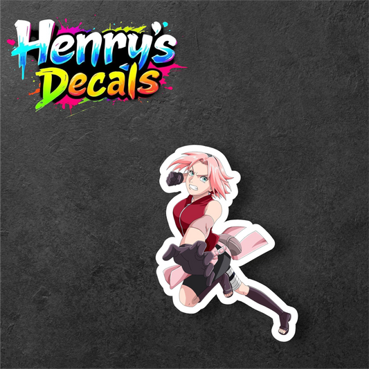 Anime Sakura Sticker Car Decal