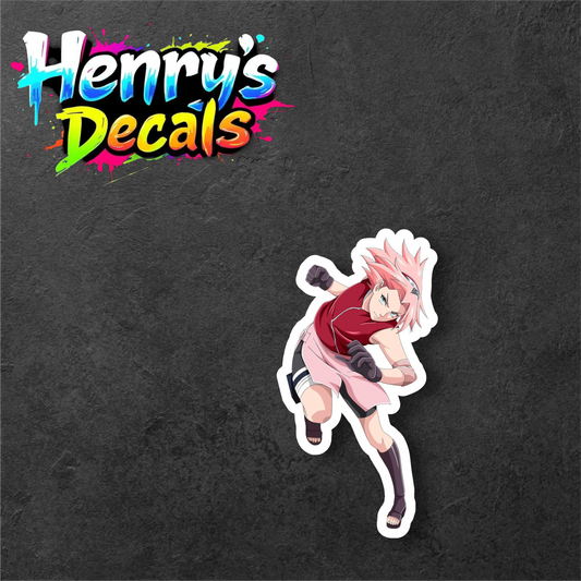Anime Sakura Sticker Car Decal