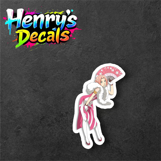 Anime Sakura Sticker Car Decal