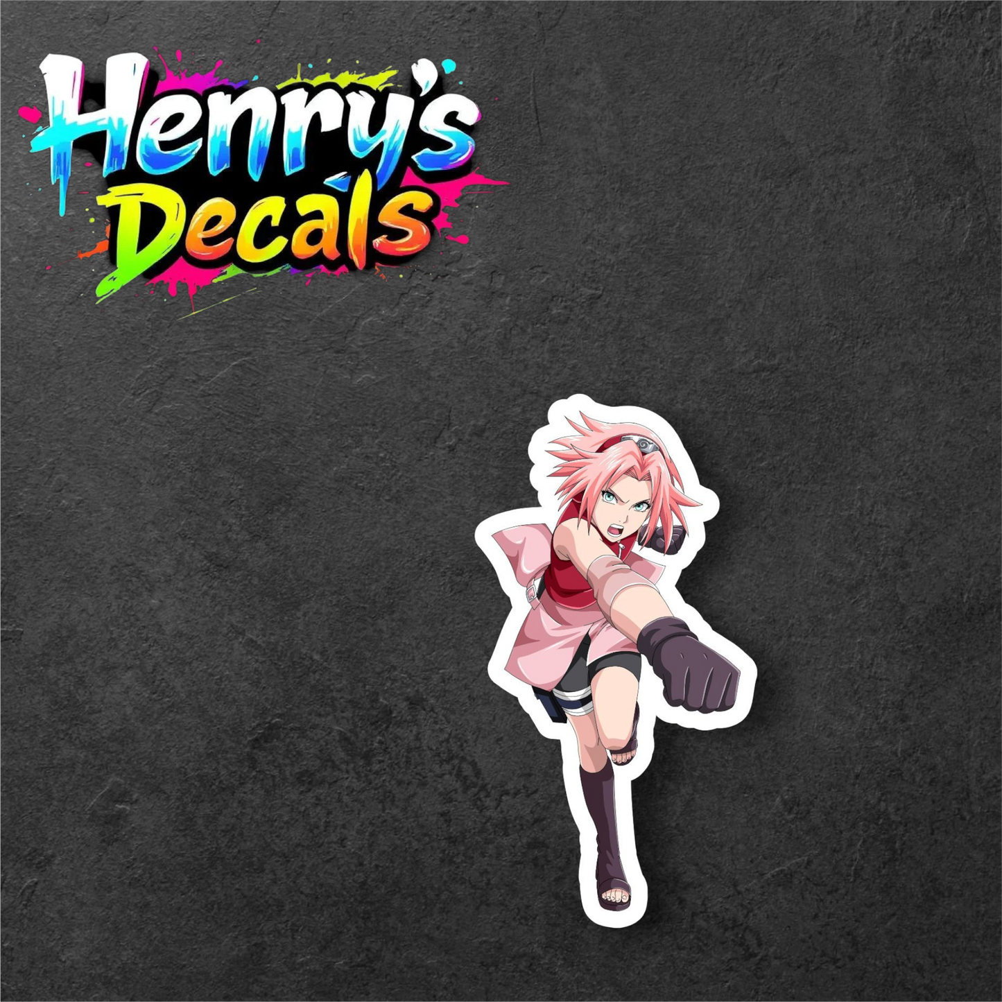 Anime Sakura Sticker Car Decal
