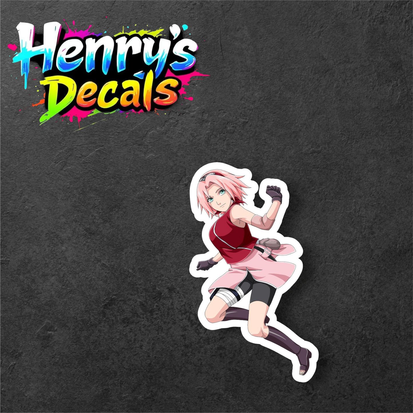 Anime Sakura Sticker Car Decal