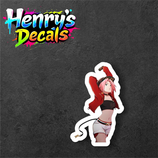 Anime Sakura Sticker Car Decal