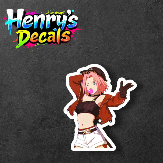 Anime Sakura Sticker Car Decal