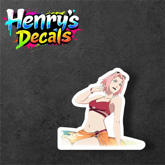 Anime Sakura Sticker Car Decal