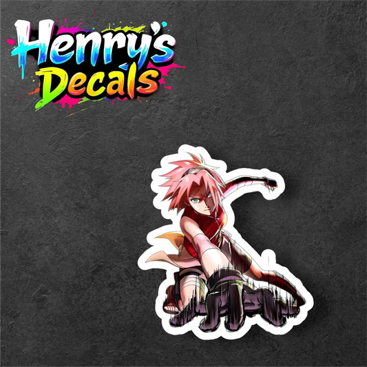 Anime Sakura Sticker Car Decal