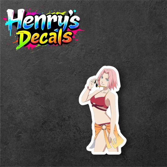 Anime Sakura Sticker Car Decal