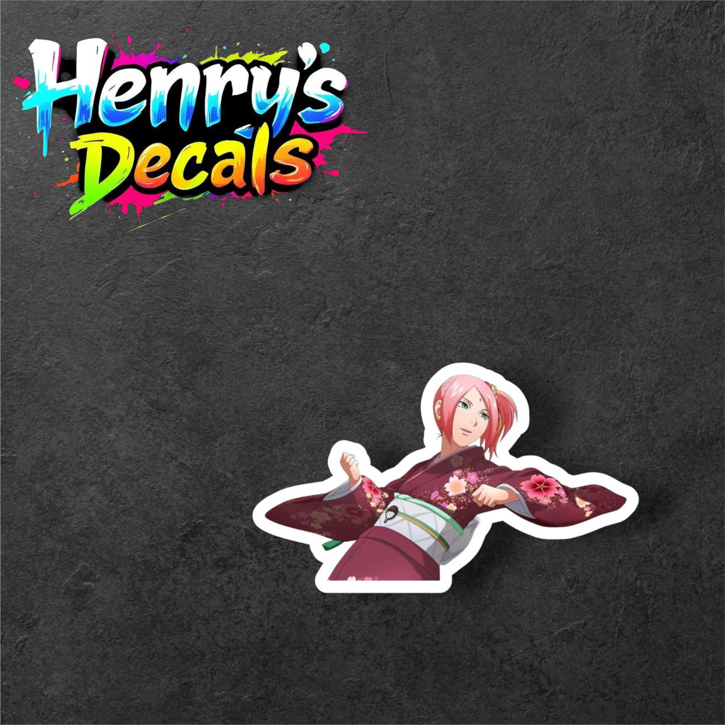 Anime Sakura Sticker Car Decal