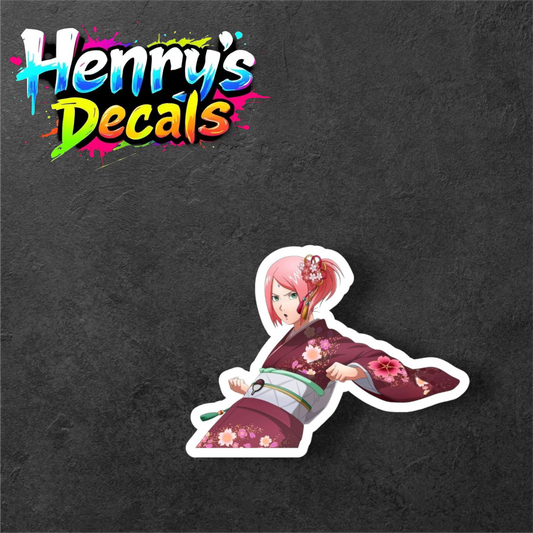Anime Sakura Sticker Car Decal