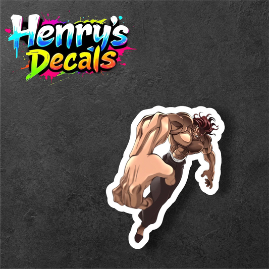 Anime Yujiro Sticker Car Decal
