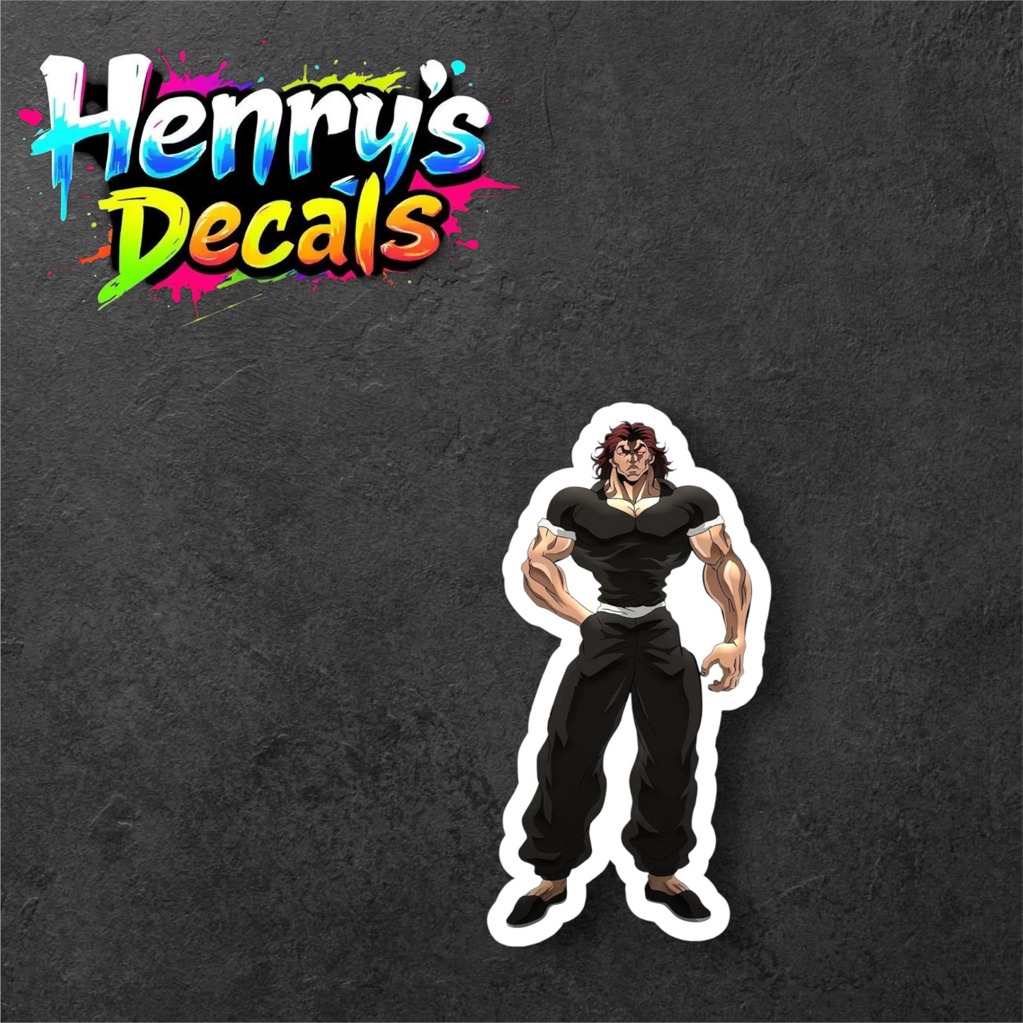 Anime Yujiro Sticker Car Decal