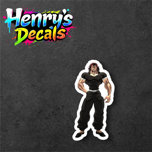 Anime Yujiro Sticker Car Decal