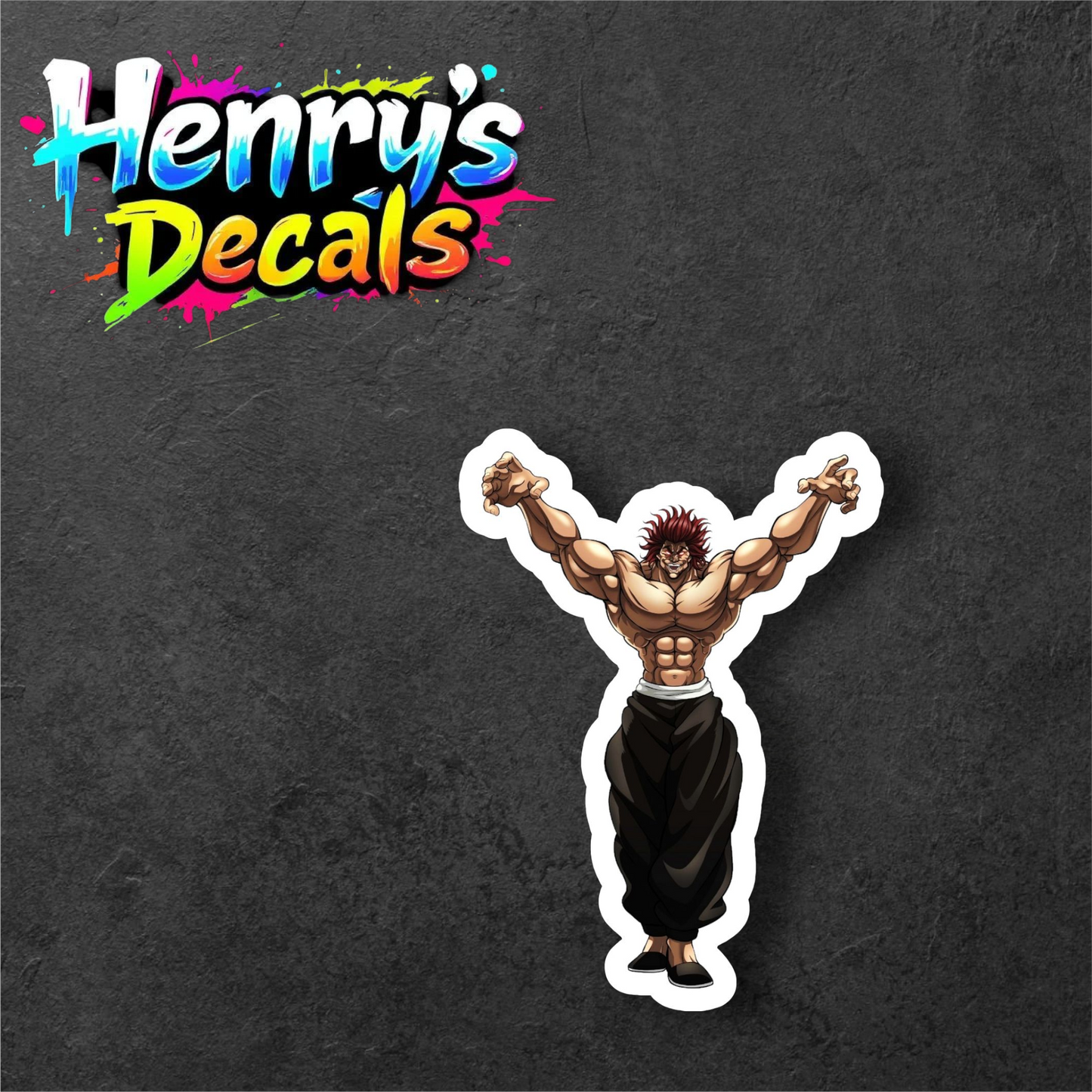 Anime Yujiro Sticker Car Decal