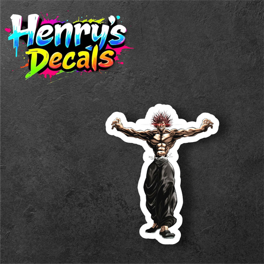 Anime Yujiro Sticker Car Decal