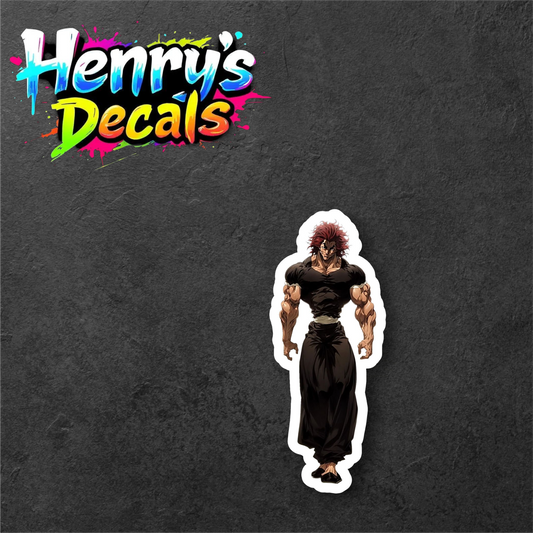 Anime Yujiro Sticker Car Decal