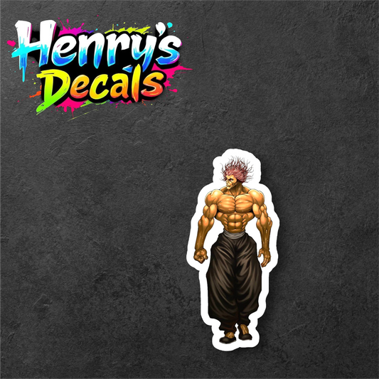 Anime Yujiro Sticker Car Decal