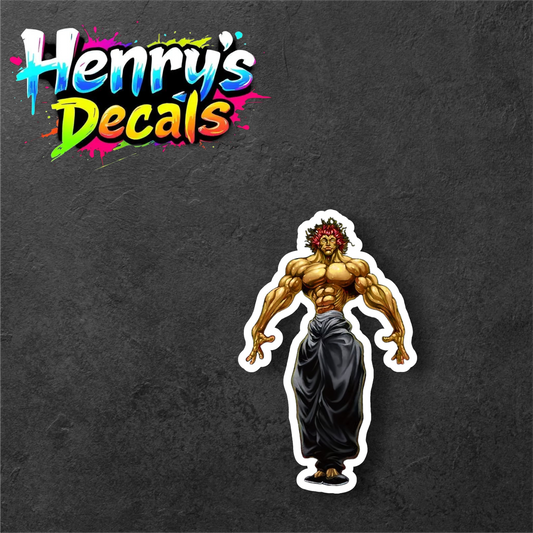 Anime Yujiro Sticker Car Decal