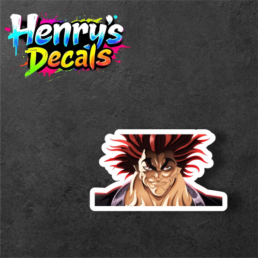 Anime Yujiro Sticker Car Decal