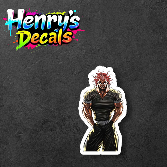Anime Yujiro Sticker Car Decal