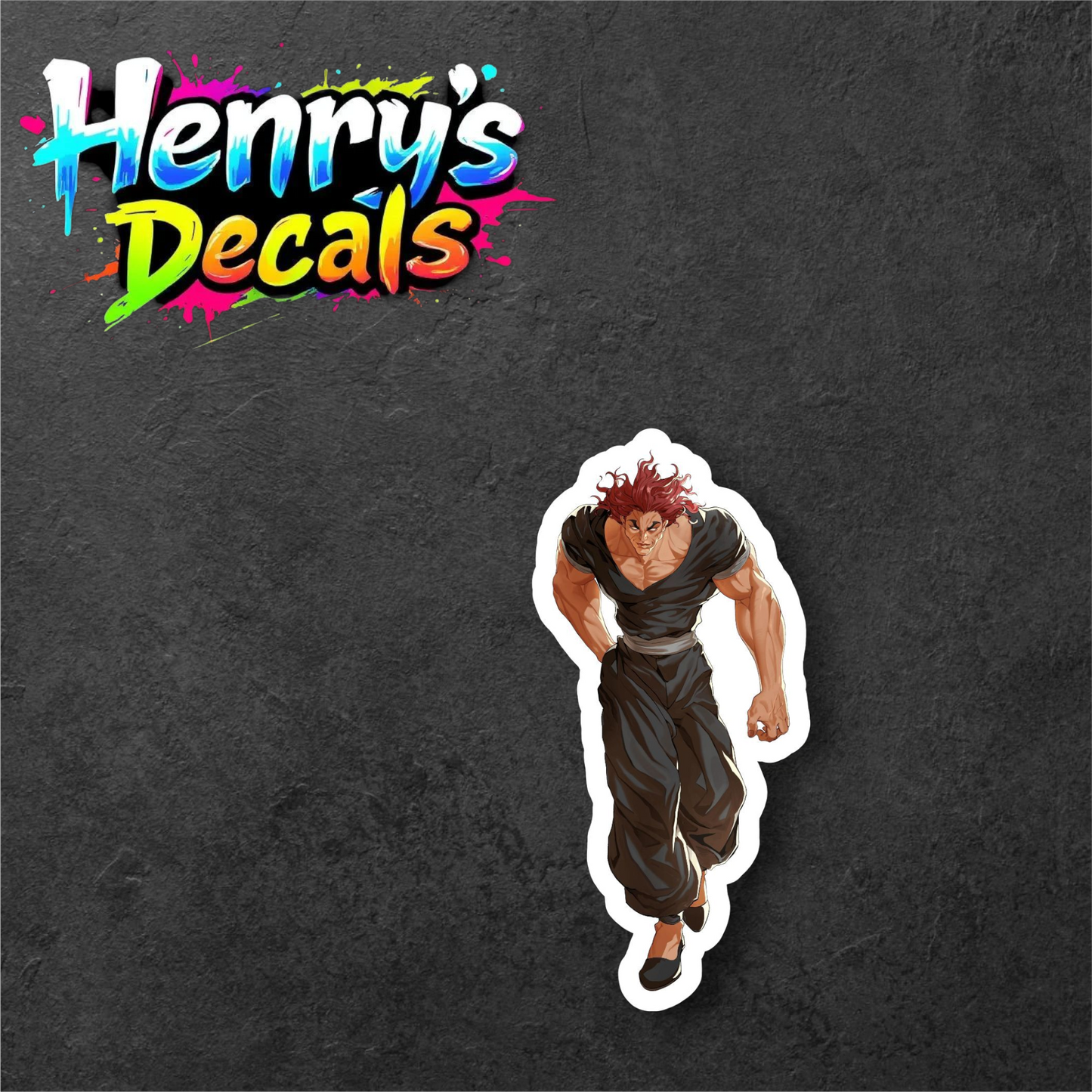 Anime Yujiro Sticker Car Decal