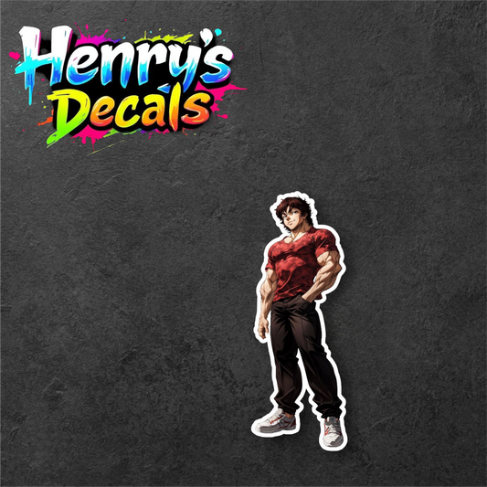 Anime Baki Sticker Car Decal