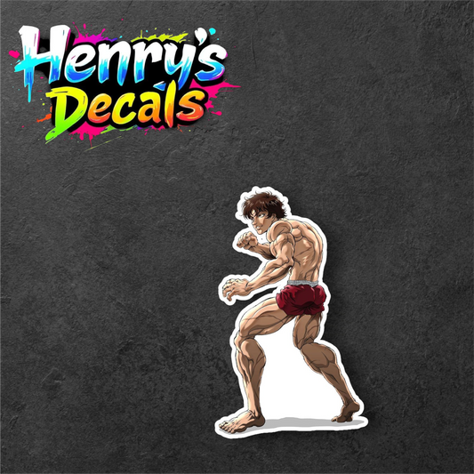 Anime Baki Sticker Car Decal