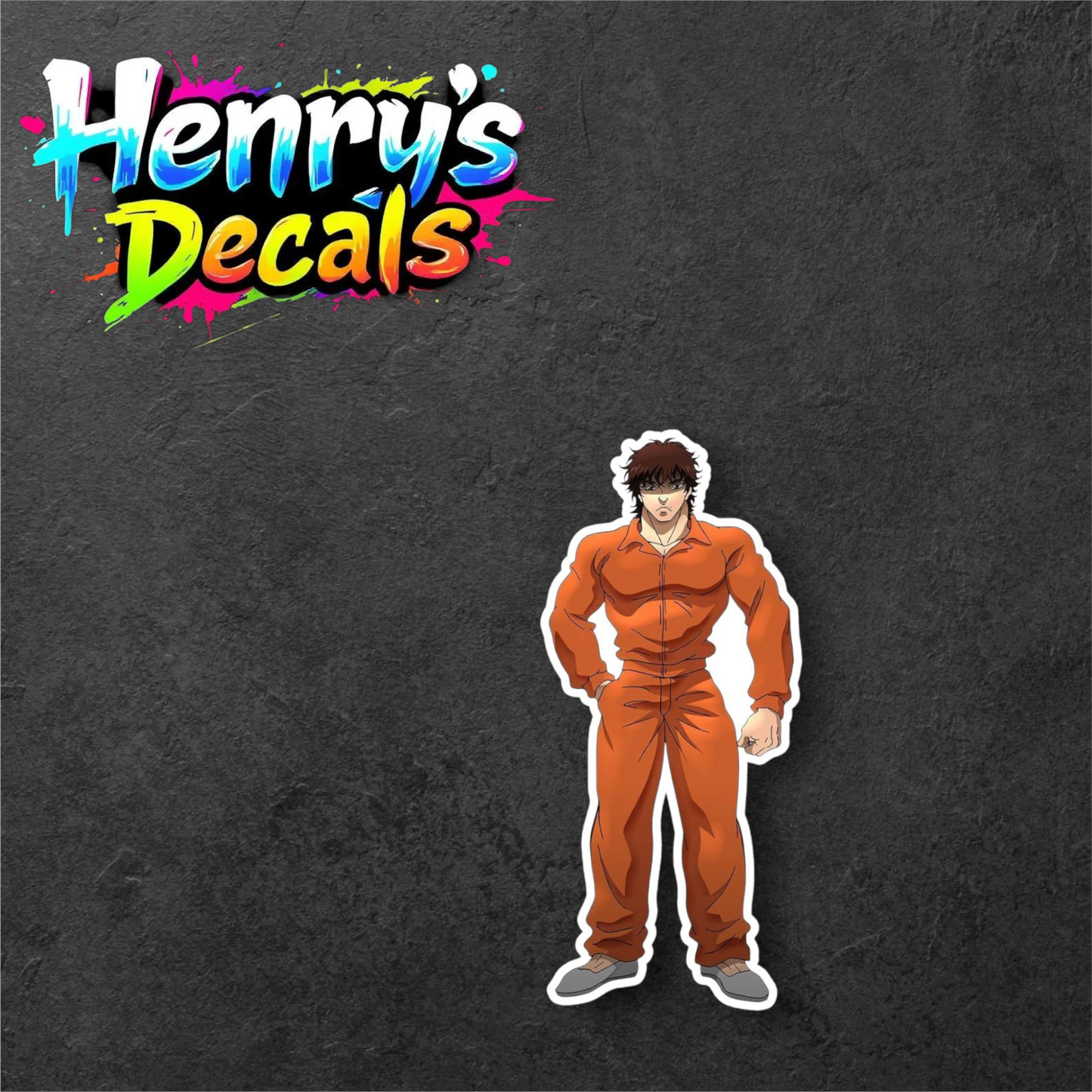 Anime Baki Sticker Car Decal