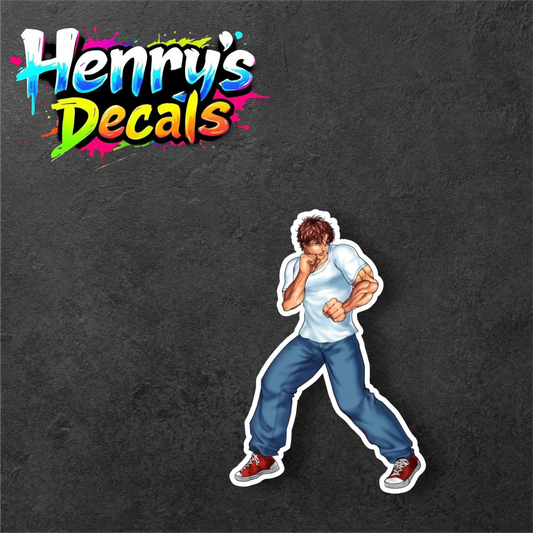 Anime Baki Sticker Car Decal