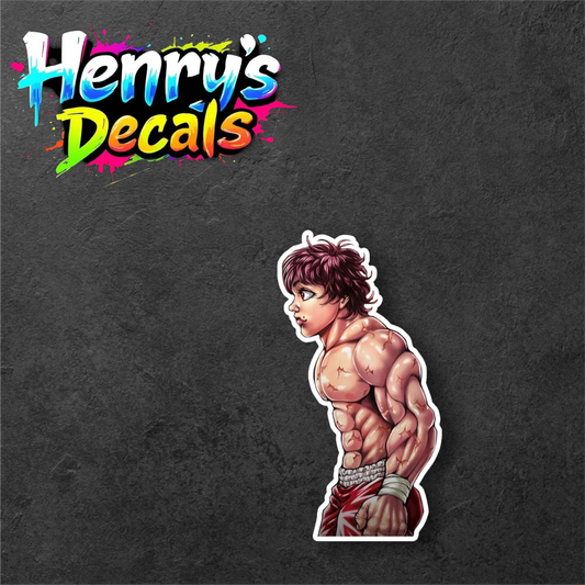 Anime Baki Sticker Car Decal