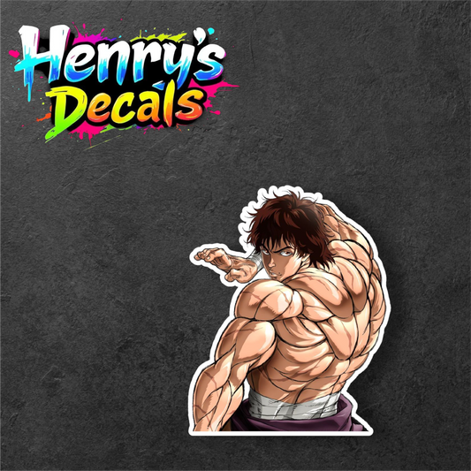 Anime Baki Sticker Car Decal