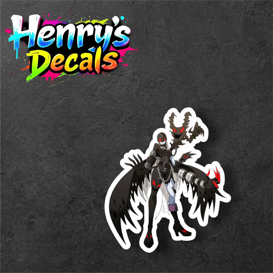 Anime LadyDevimon Sticker Car Decal
