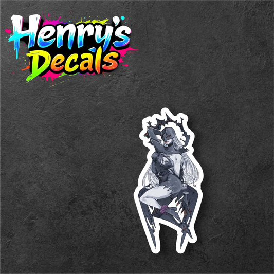 Anime LadyDevimon Sticker Car Decal