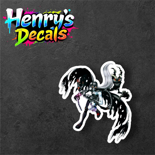 Anime LadyDevimon Sticker Car Decal