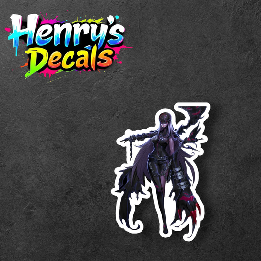 Anime LadyDevimon Sticker Car Decal