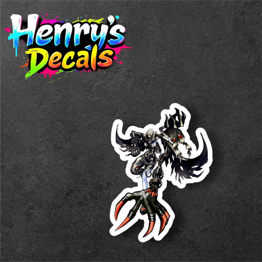 Anime LadyDevimon Sticker Car Decal