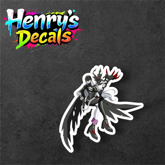 Anime LadyDevimon Sticker Car Decal