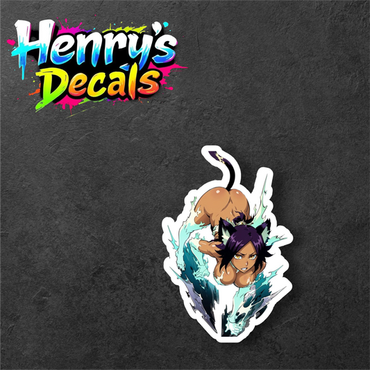 Anime Yoruichi Sticker Car Decal