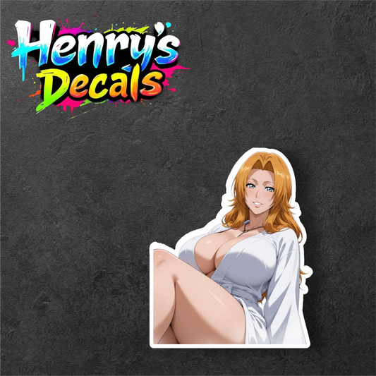 Anime Rangiku Sticker Car Decal