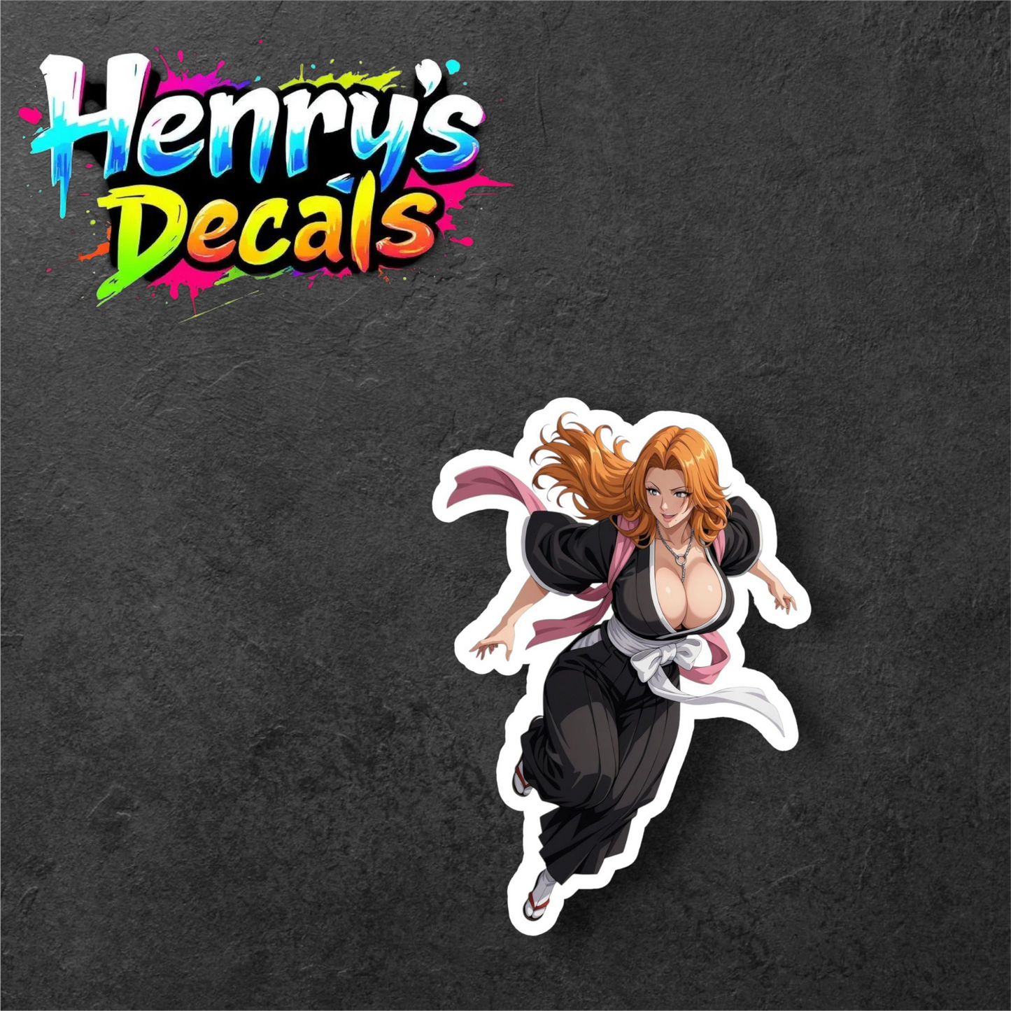 Anime Rangiku Sticker Car Decal