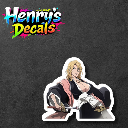 Anime Rangiku Sticker Car Decal
