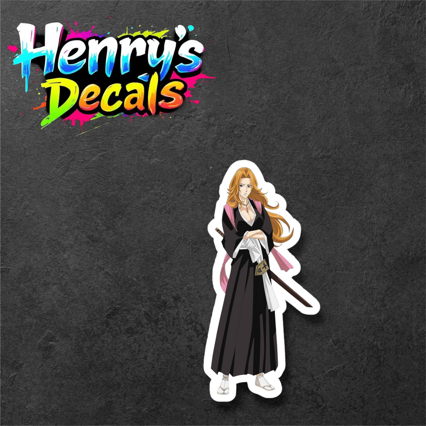 Anime Rangiku Sticker Car Decal