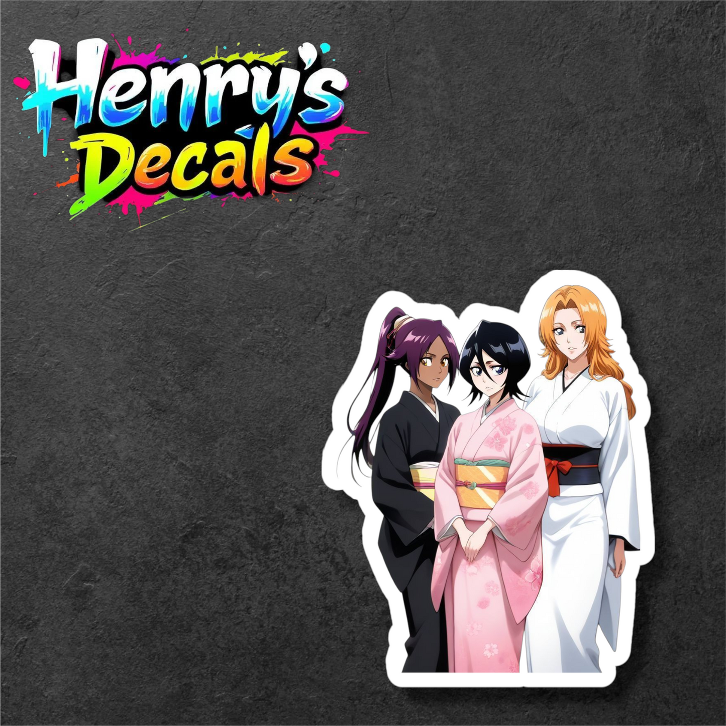 Anime Waifus Sticker Car Decal