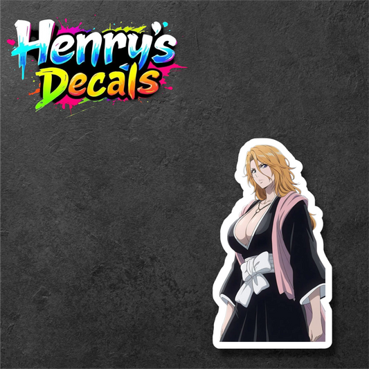 Anime Rangiku Sticker Car Decal