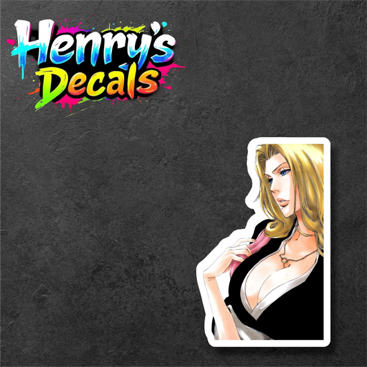 Anime Rangiku Sticker Car Decal