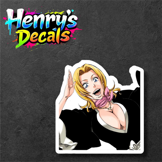 Anime Rangiku Sticker Car Decal