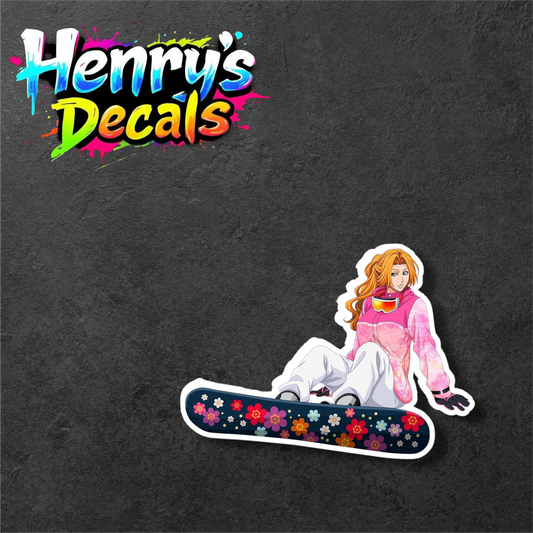Anime Rangiku Sticker Car Decal