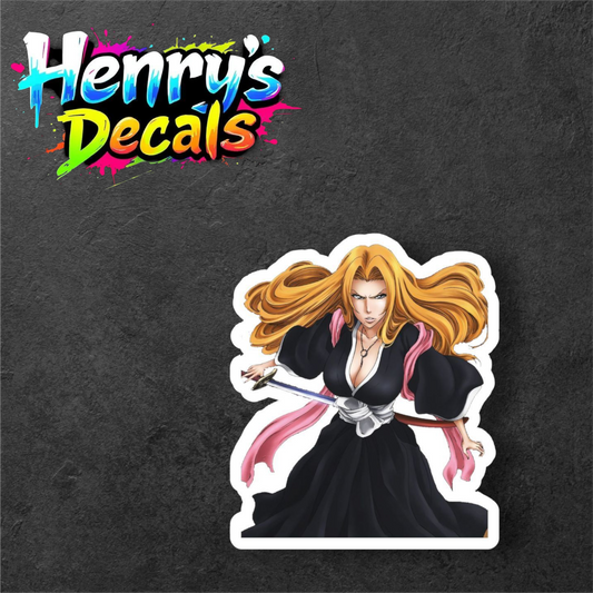 Anime Rangiku Sticker Car Decal